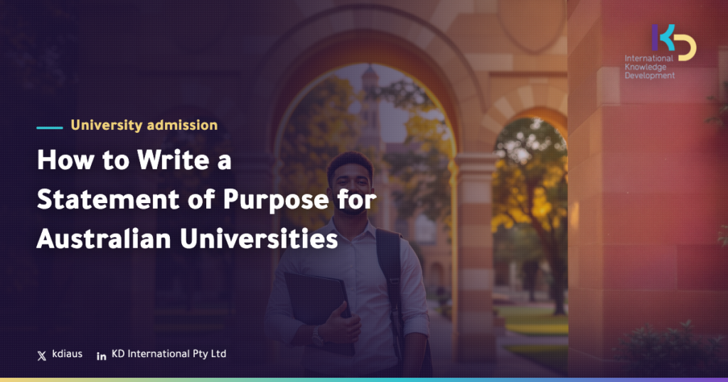 How to Write a Statement of Purpose for Australian Universities