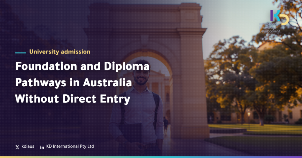 Foundation and Diploma Pathways in Australia Without Direct Entry