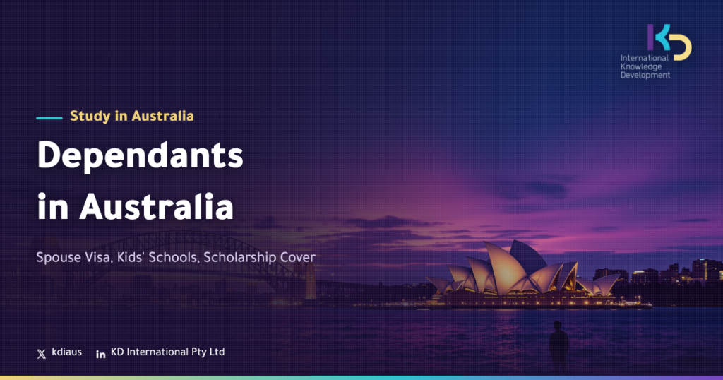 Dependants in Australia: Spouse Visa, Kids’ Schools, Scholarship Cover