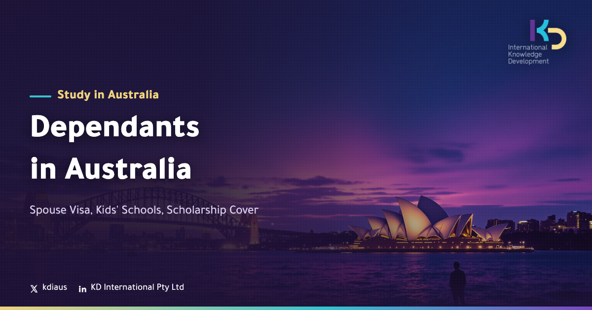 Dependants in Australia: Spouse Visa, Kids' Schools, Scholarship Cover