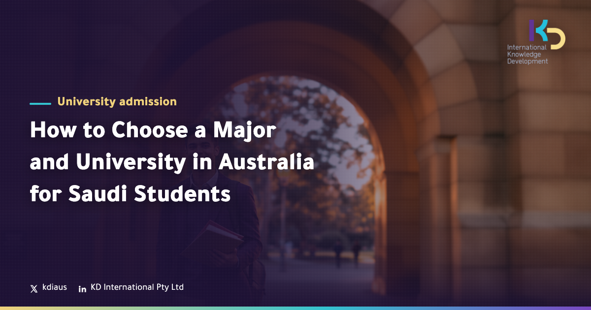 How to Choose a Major and University in Australia for Saudi Students