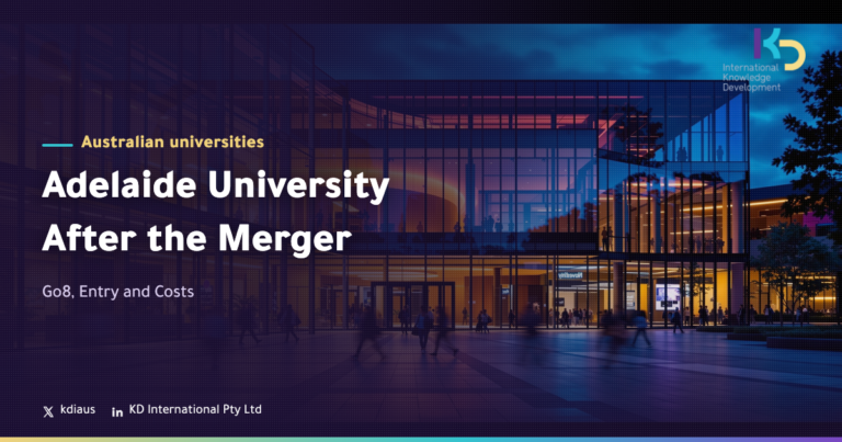 Adelaide University After the Merger: Go8, Entry and Costs