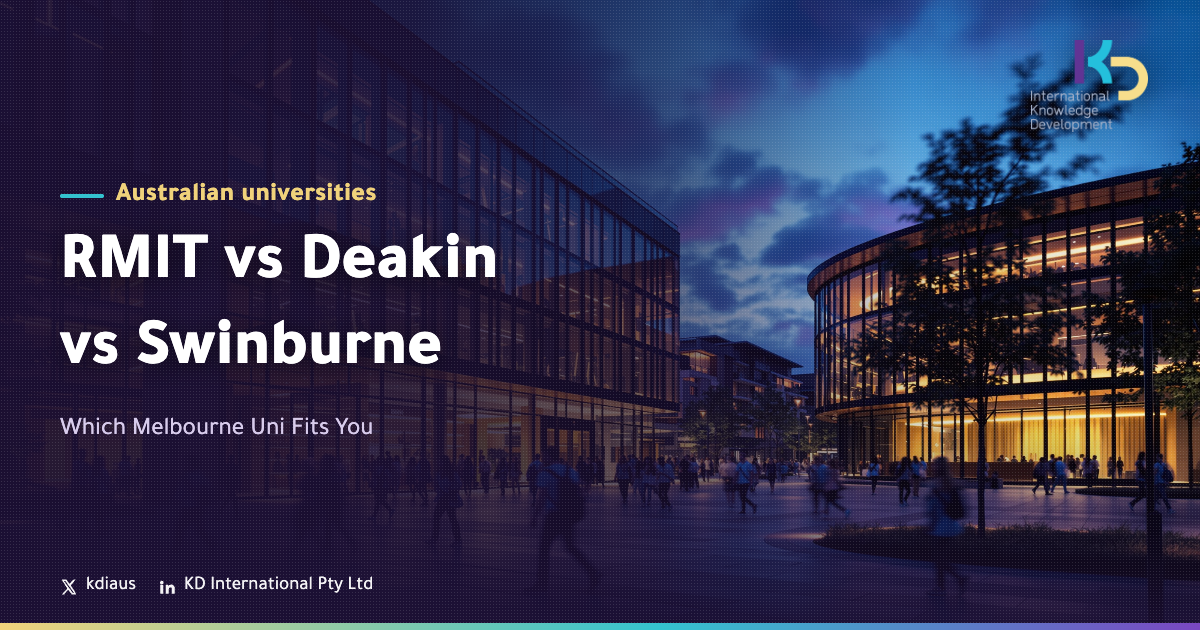 RMIT vs Deakin vs Swinburne: Which Melbourne Uni Fits You