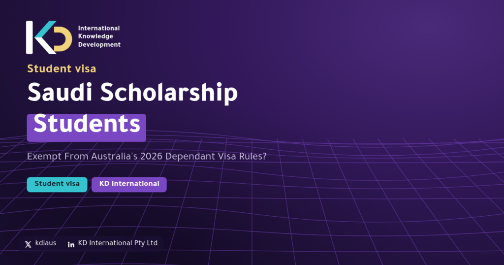 Saudi Scholarship Students: Exempt From Australia’s 2026 Dependant Visa Rules?