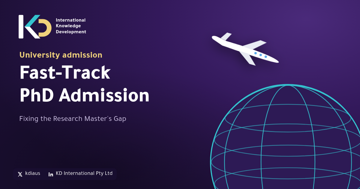 Fast-Track PhD Admission: Fixing the Research Master’s Gap
